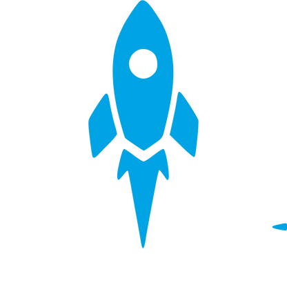 Rocket Launch Logo #00a3e4