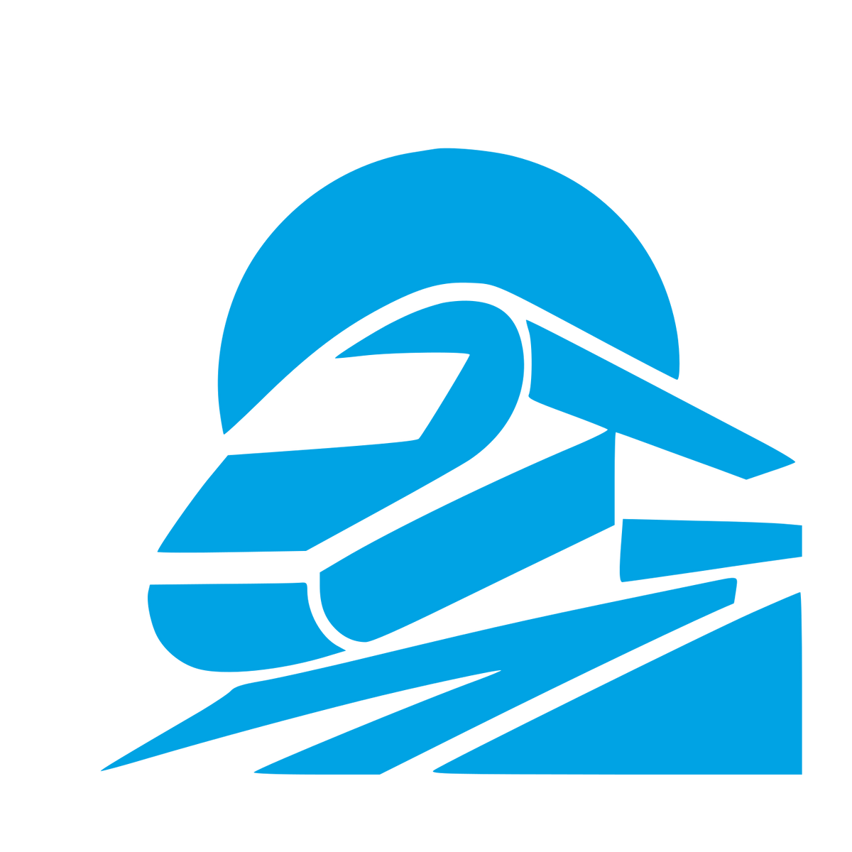 Bullet Train Speed Logo #00a3e4