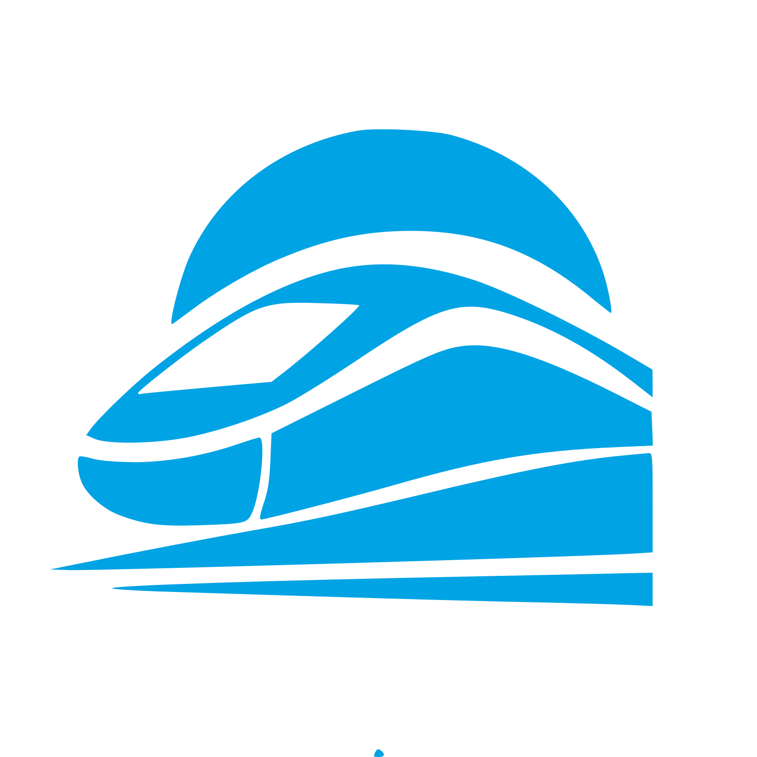 High Speed Train Logo #00a3e4