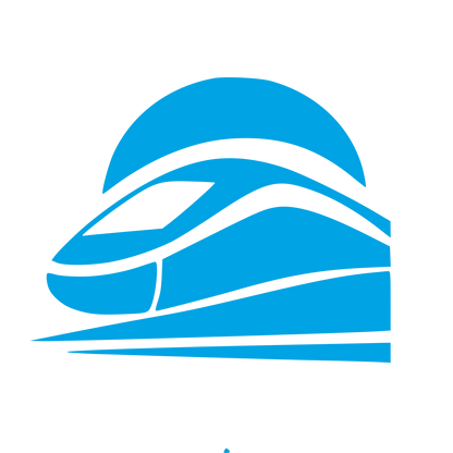 High Speed Train Logo #00a3e4