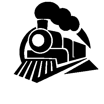Steam Train Locomotive Logo
