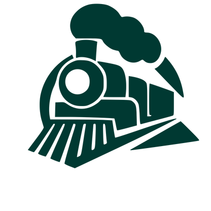 Steam Train Locomotive Logo #003932
