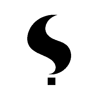 Flame Swirl Question Mark Logo