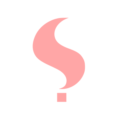 Flame Swirl Question Mark Logo #ffa6a6