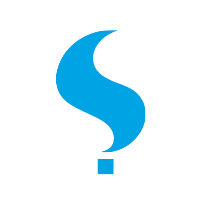 Flame Swirl Question Mark Logo #00a3e4