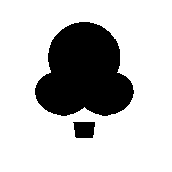 Hot Air Balloon Silhouette Logo
