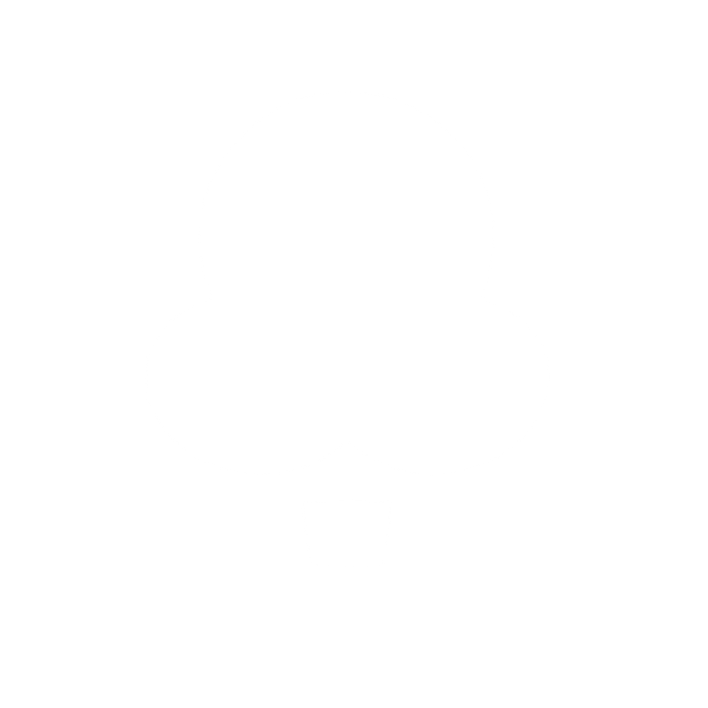 Hot Air Balloon Silhouette Logo #ffffff