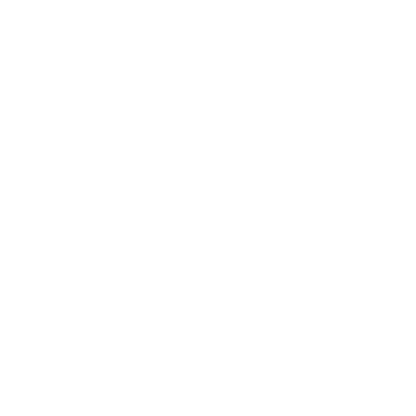 Padel Racket Circle Logo #ffffff
