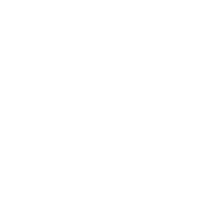 Padel Racket Circle Logo #ffffff
