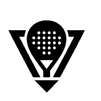 Padel Racket Triangle Logo