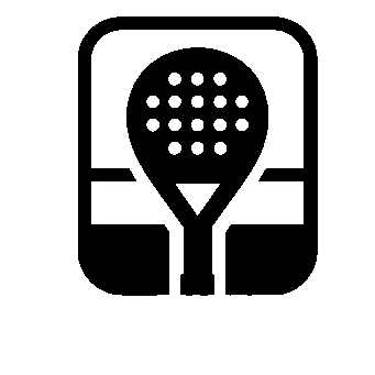 Padel Racket Bold Logo