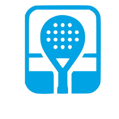 Padel Racket Bold Logo #00a3e4