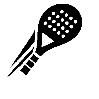 Padel Racket Motion Logo