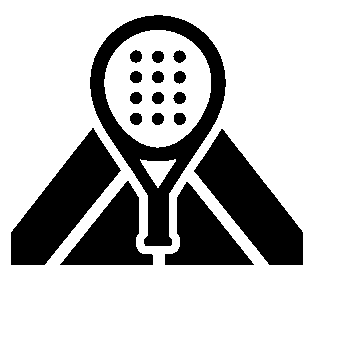 Padel Racket Court Logo