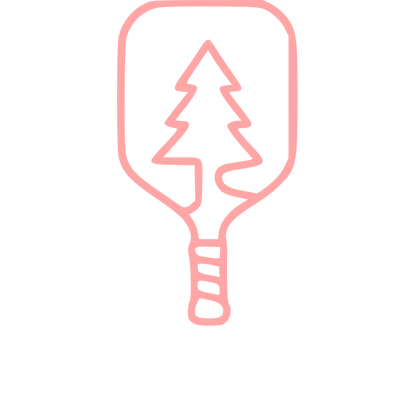 Pine Tree Pickleball Paddle Logo #ffa6a6