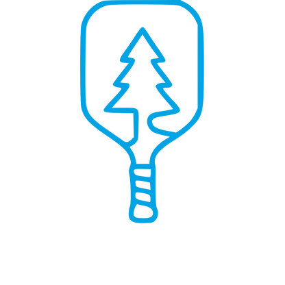 Pine Tree Pickleball Paddle Logo #00a3e4