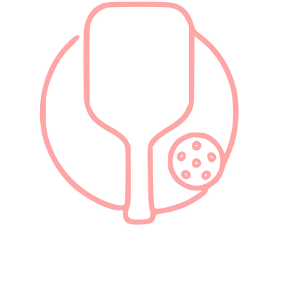 Monoline Pickleball Paddle Logo #ffa6a6