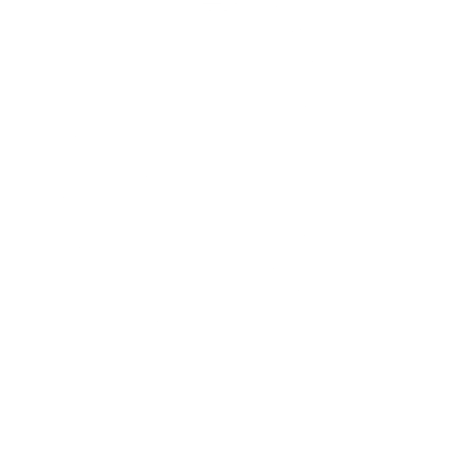 Monoline Pickleball Paddle Logo #ffffff