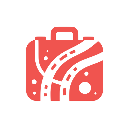 Briefcase Travel Logo #F0544F