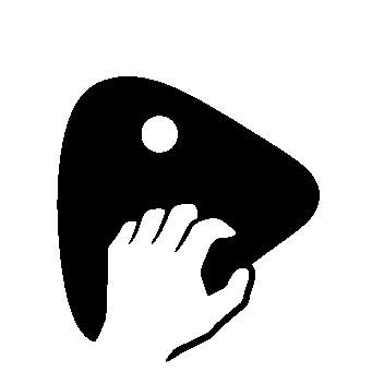 Climbing Hold Hand Logo