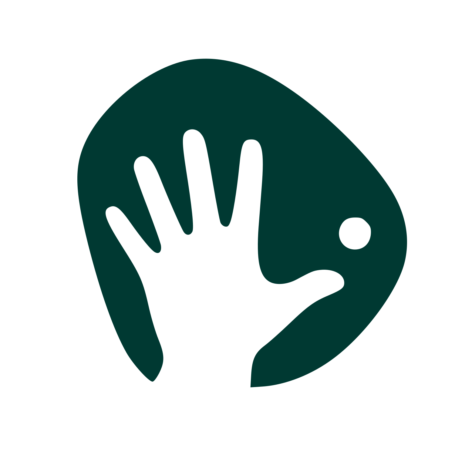 Hand Climbing Hold Logo #003932