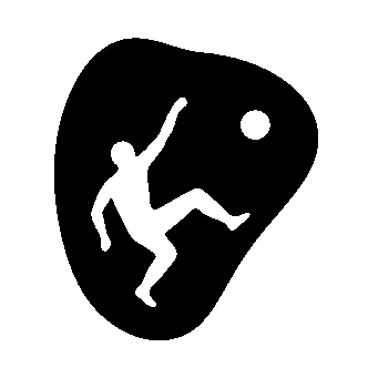 Climbing Hold Silhouette Logo