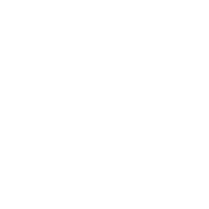 Disc Golf Basket Badge Logo #ffffff