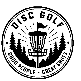 Disc Golf Badge Logo