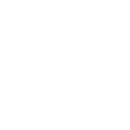 Disc Golf Badge Logo #ffffff