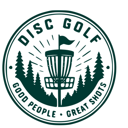 Disc Golf Badge Logo #003932