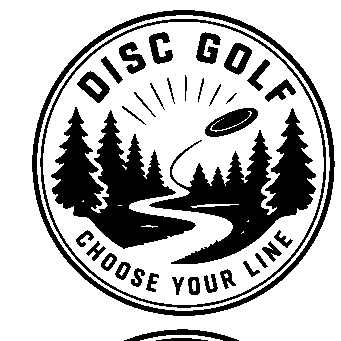 Disc Golf Badge Stamp Logo