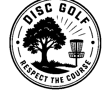 Disc Golf Badge Logo