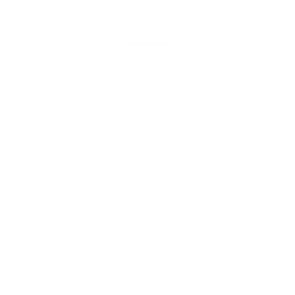 Bauhaus Crosshair Target Logo #ffffff