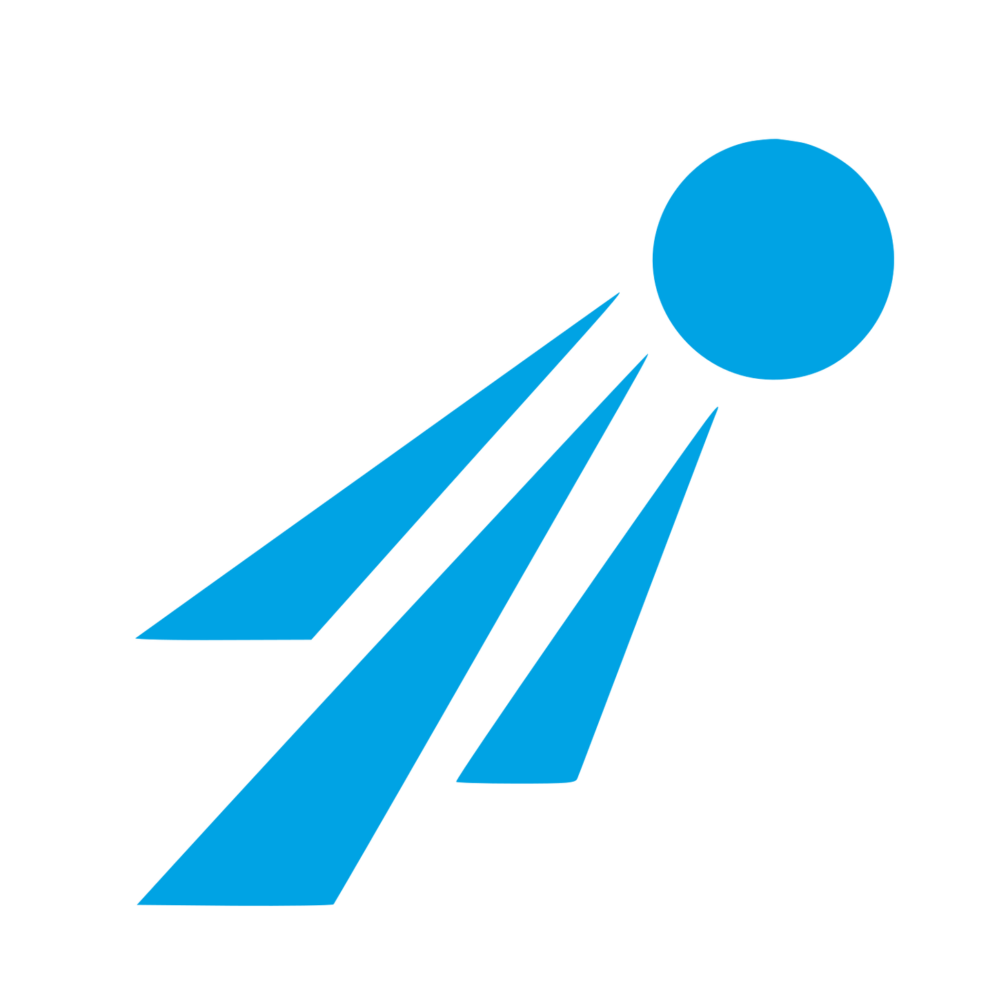 Bauhaus Spikeball Motion Logo #00a3e4