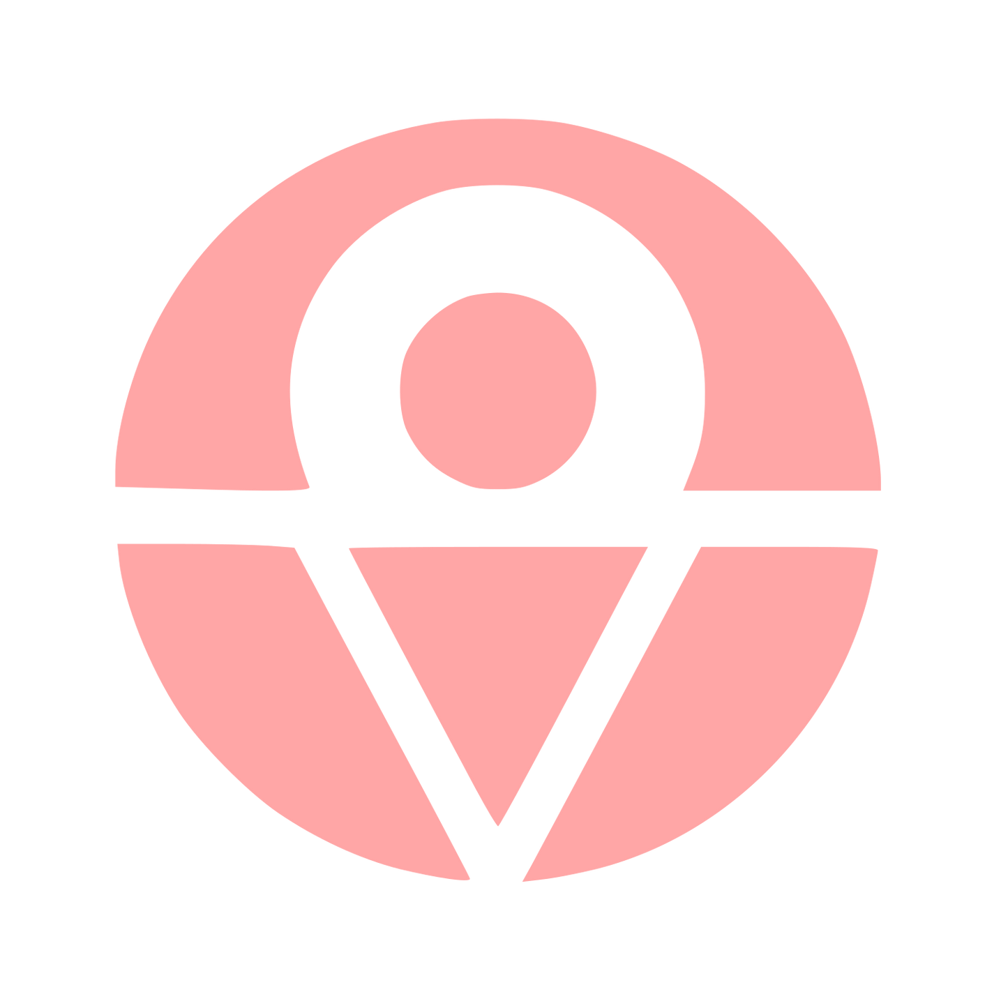 Globe Pin Location Logo #ffa6a6