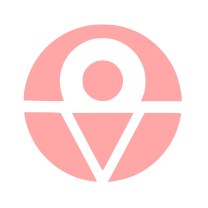 Globe Pin Location Logo #ffa6a6