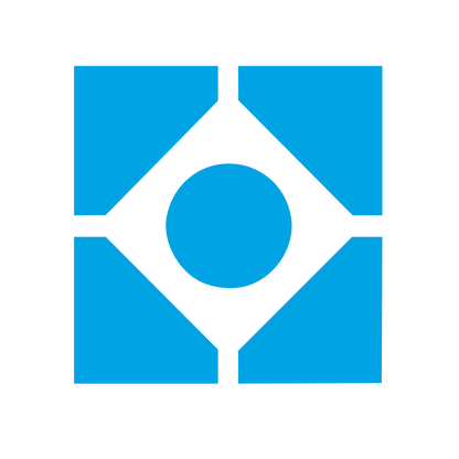 Bauhaus Circle Diamond Logo #00a3e4