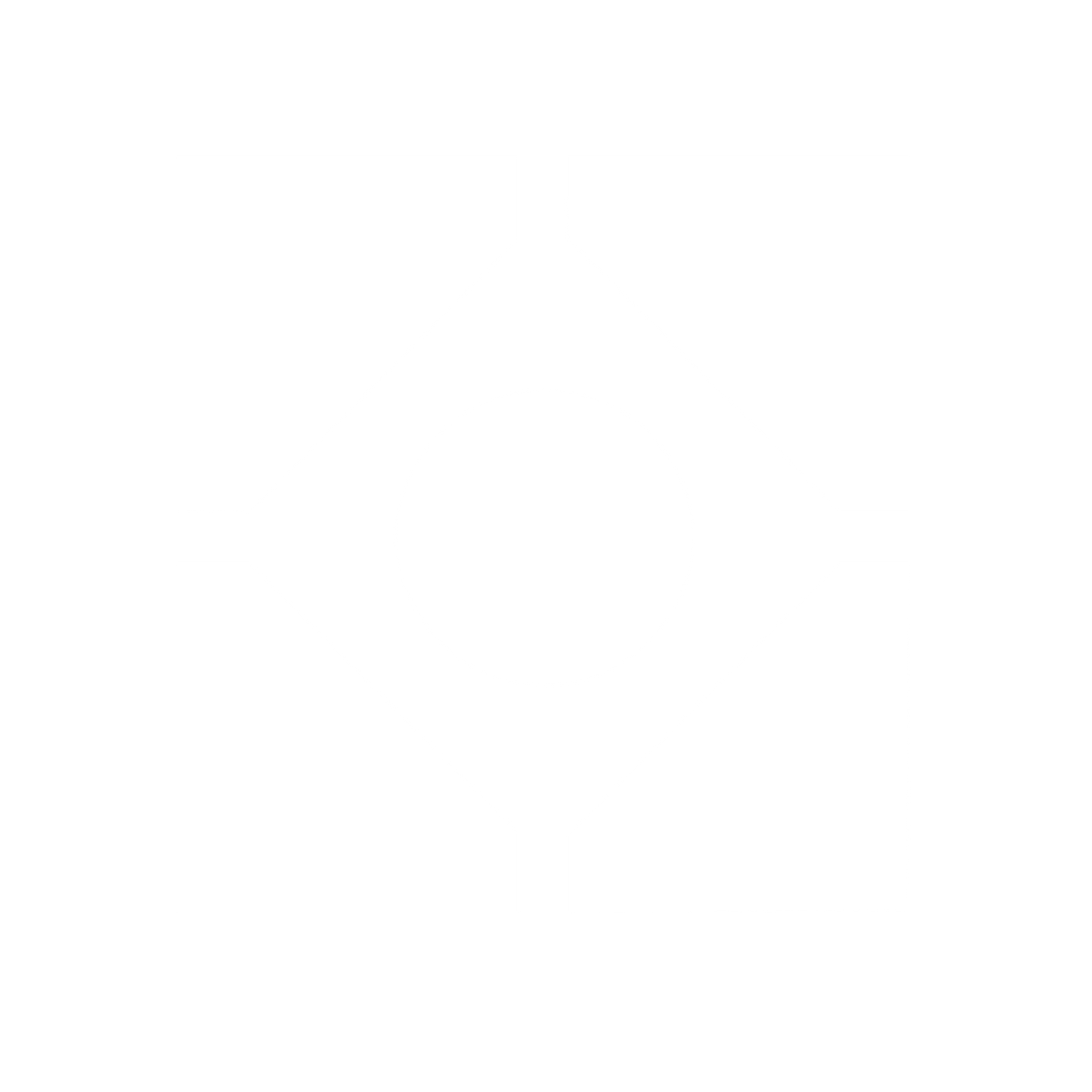 Bauhaus Circle Diamond Logo #ffffff