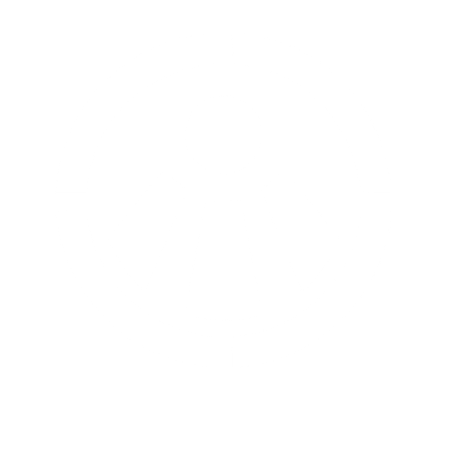 Bauhaus Person Circle Logo #ffffff