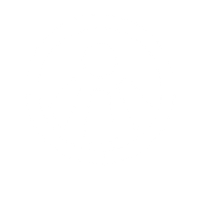 Bauhaus Person Circle Logo #ffffff