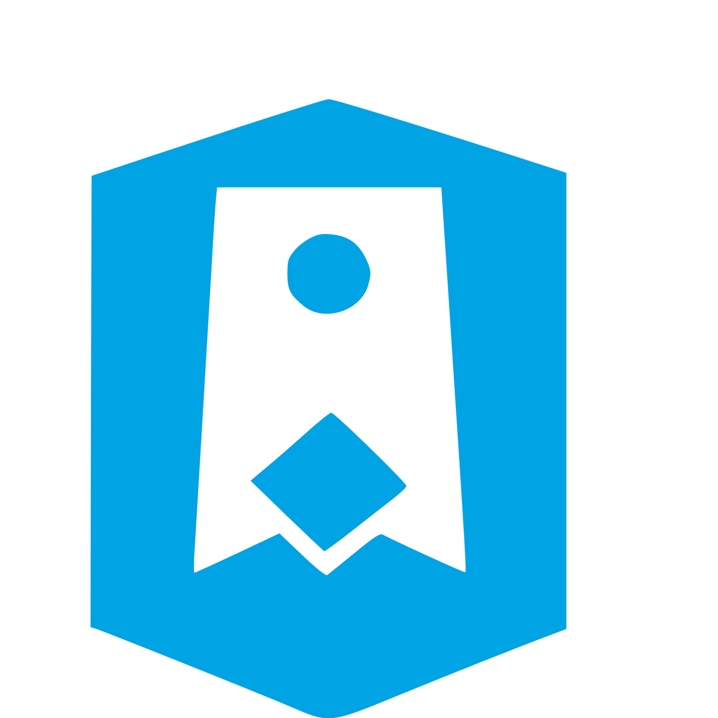 Award Ribbon Badge Logo #00a3e4