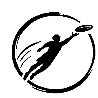 Ultimate Frisbee Player Logo