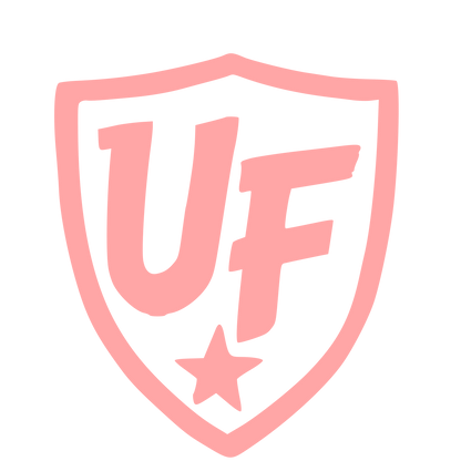 UF Shield Monogram Logo #ffa6a6
