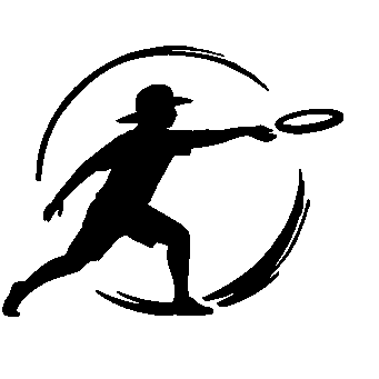 Ultimate Frisbee Player Logo