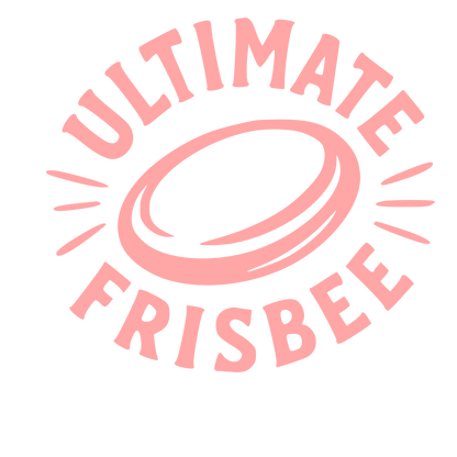 Ultimate Frisbee Sport Logo #ffa6a6