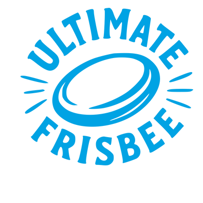 Ultimate Frisbee Sport Logo #00a3e4
