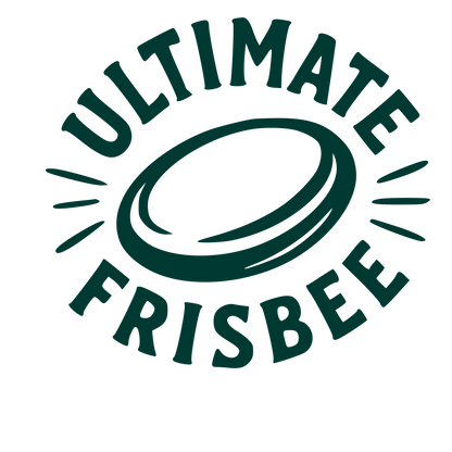 Ultimate Frisbee Sport Logo #003932
