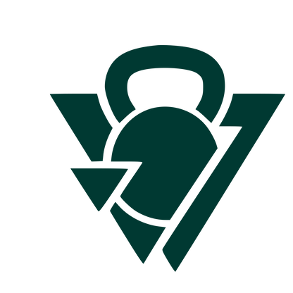 Kettlebell Triangle Overlap Logo #003932