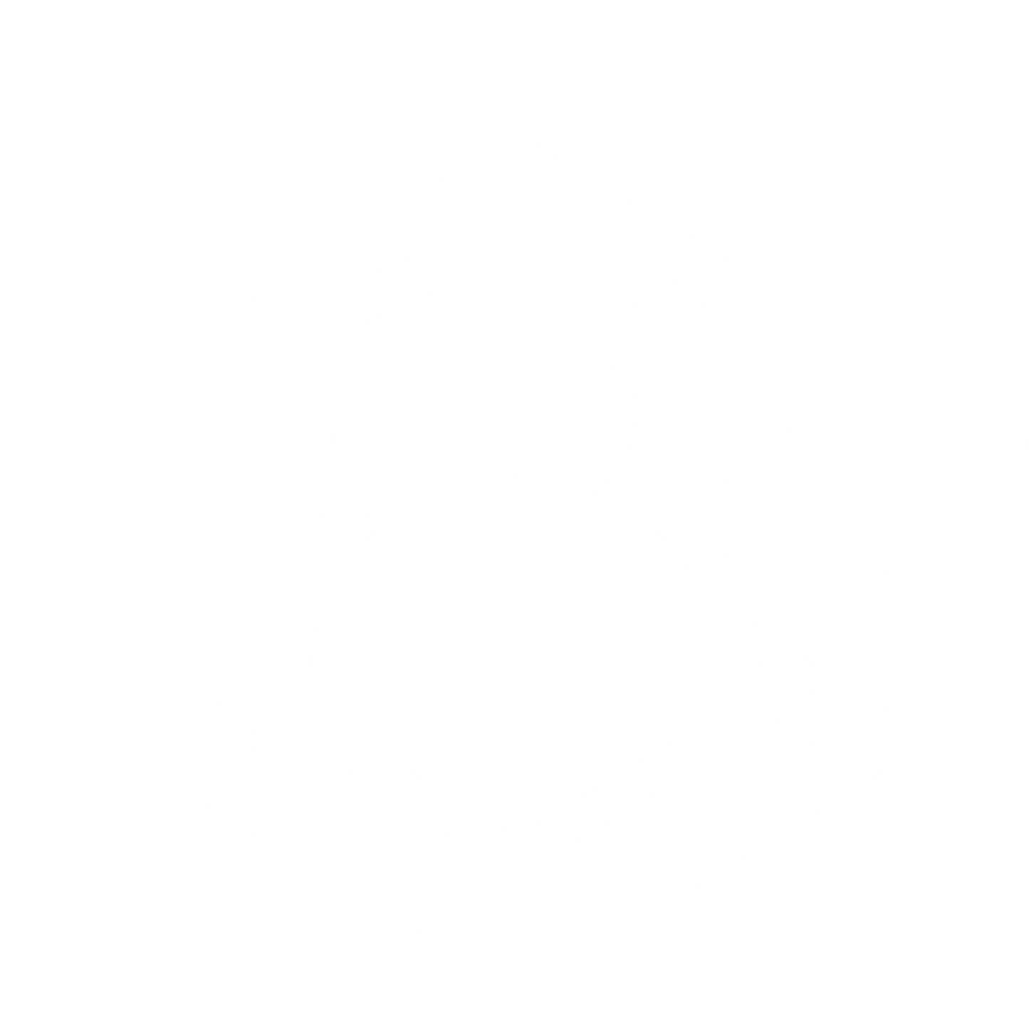 Kettlebell Hexagon Badge Logo #ffffff