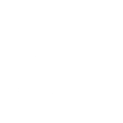 Kettlebell Hexagon Badge Logo #ffffff